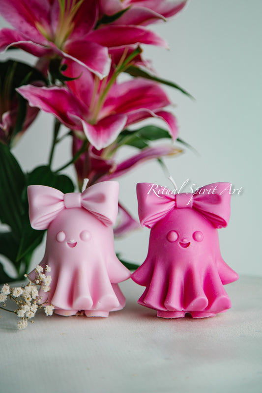 Ghost Bow Soy Candle | Autumn Collection