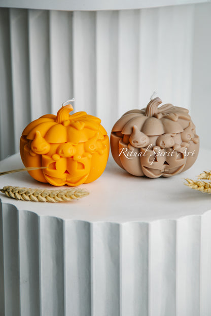 Spooky Pumpkin Candle
