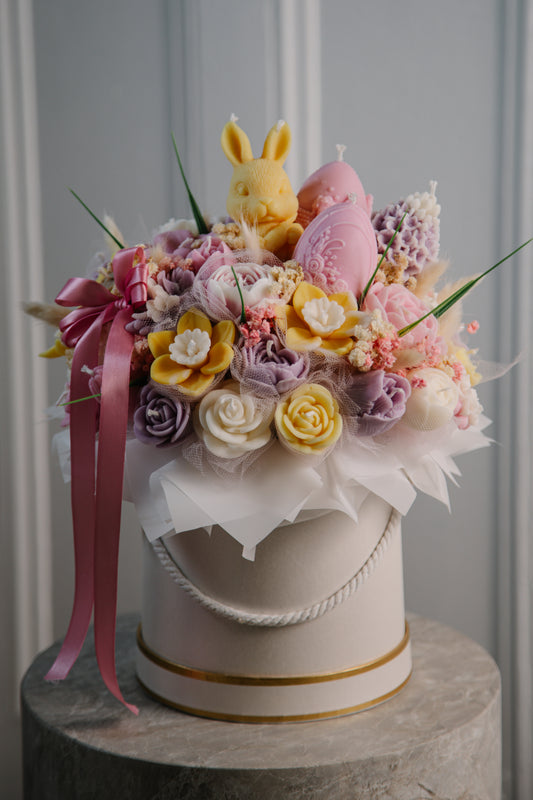 Spring Easter Candle Bouquet