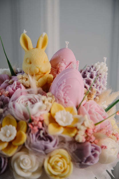 Spring Easter Candle Bouquet