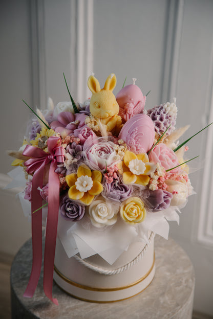 Spring Easter Candle Bouquet