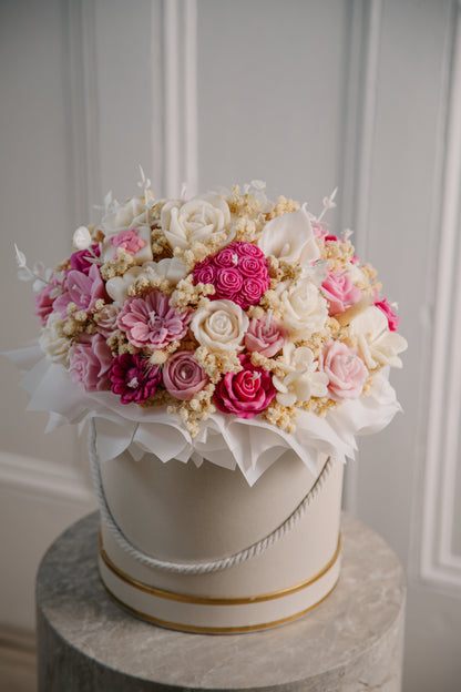 Pink Petal Candle Bouquet