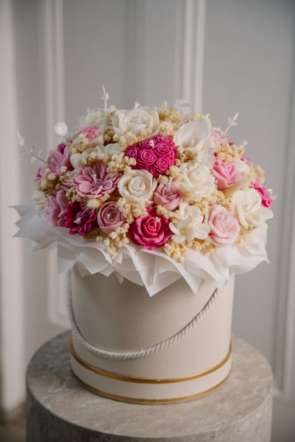 Pink Petal Candle Bouquet