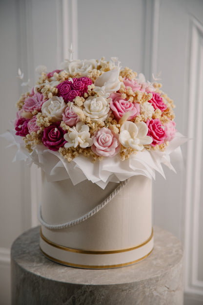 Pink Petal Candle Bouquet