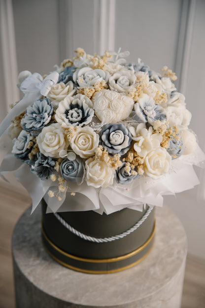 Grey Muse Candle Bouquet