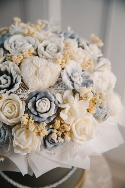 Grey Muse Candle Bouquet