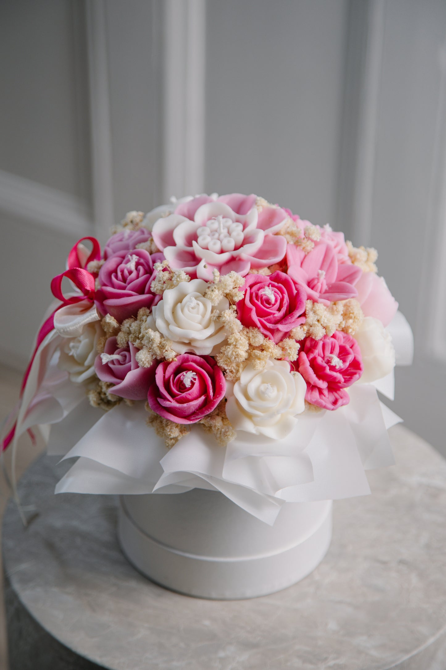 Rose Garden Candle Bouquet