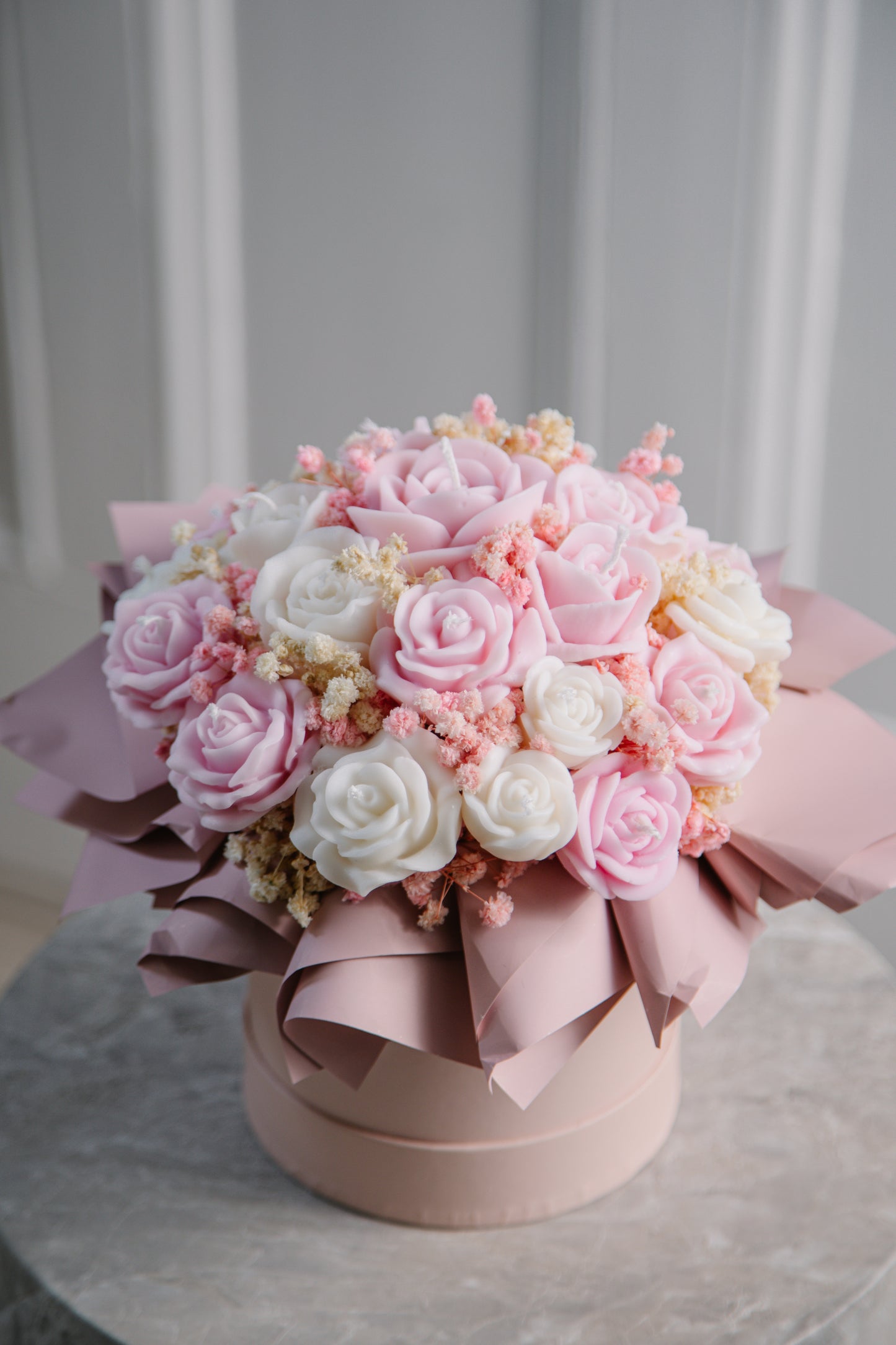 Rose Candle Bouquet