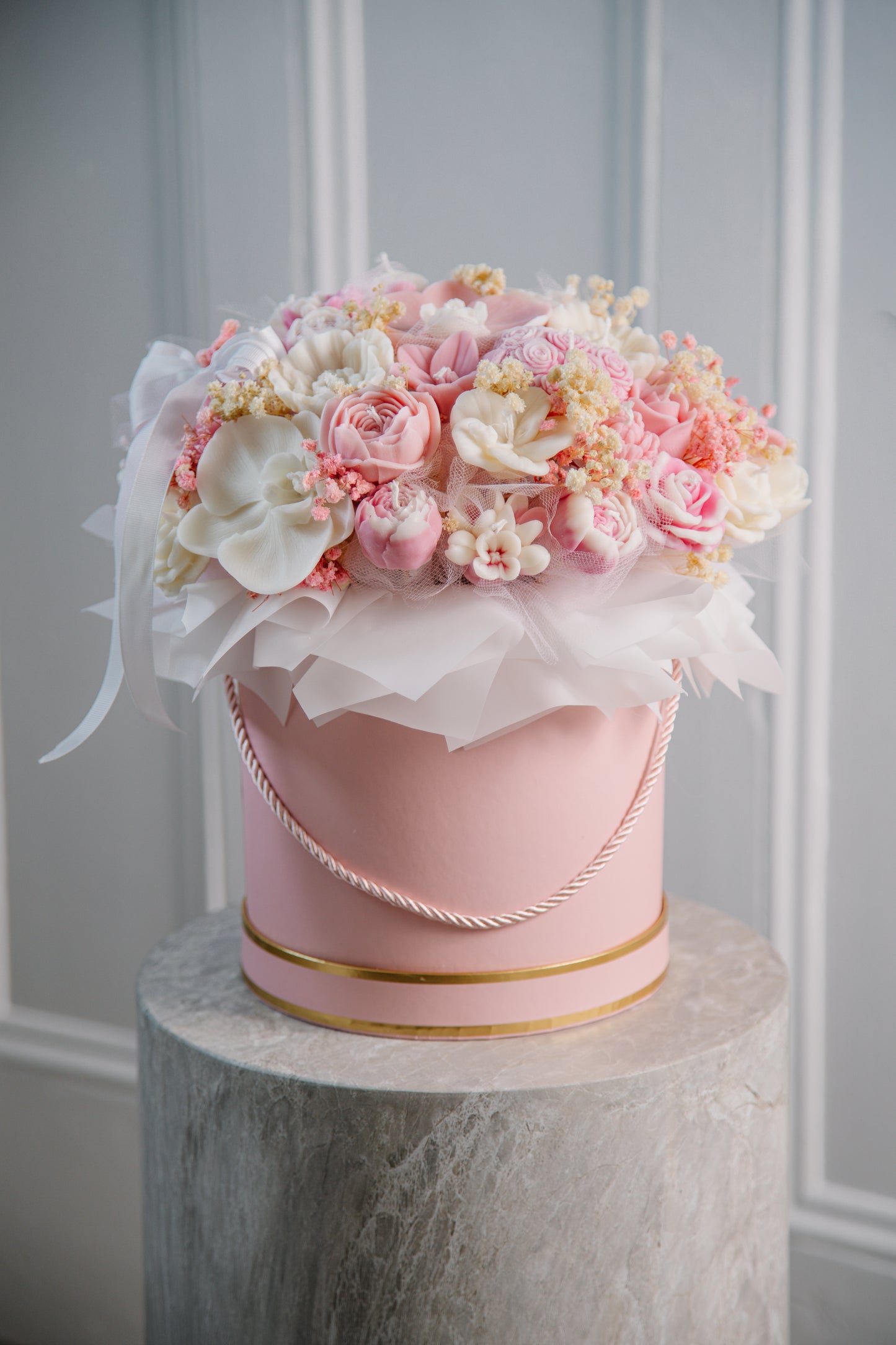 Orchid Blossom Candle Bouquet