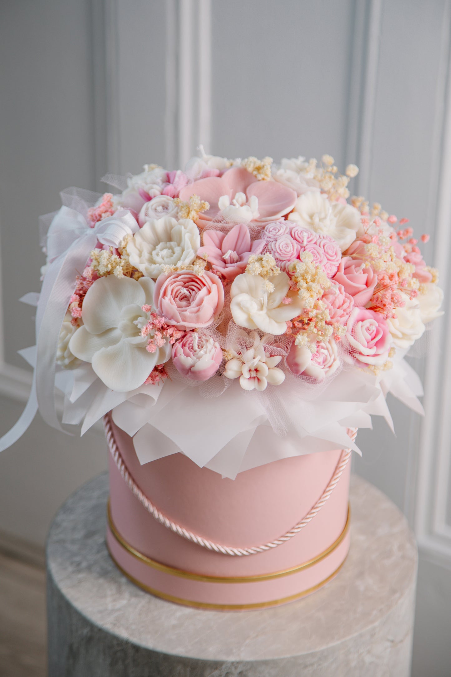 Orchid Blossom Candle Bouquet