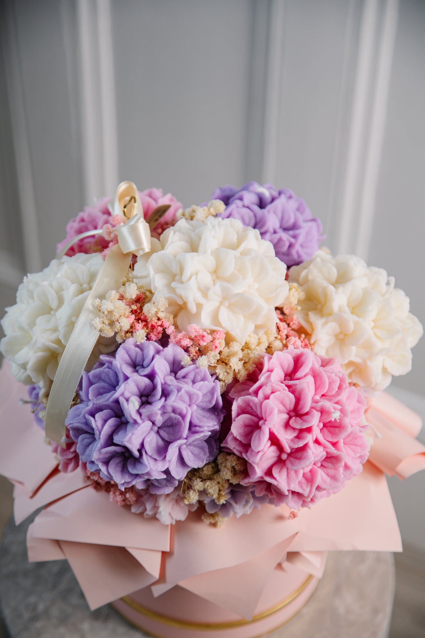 Hydrangea Candle Bouquet