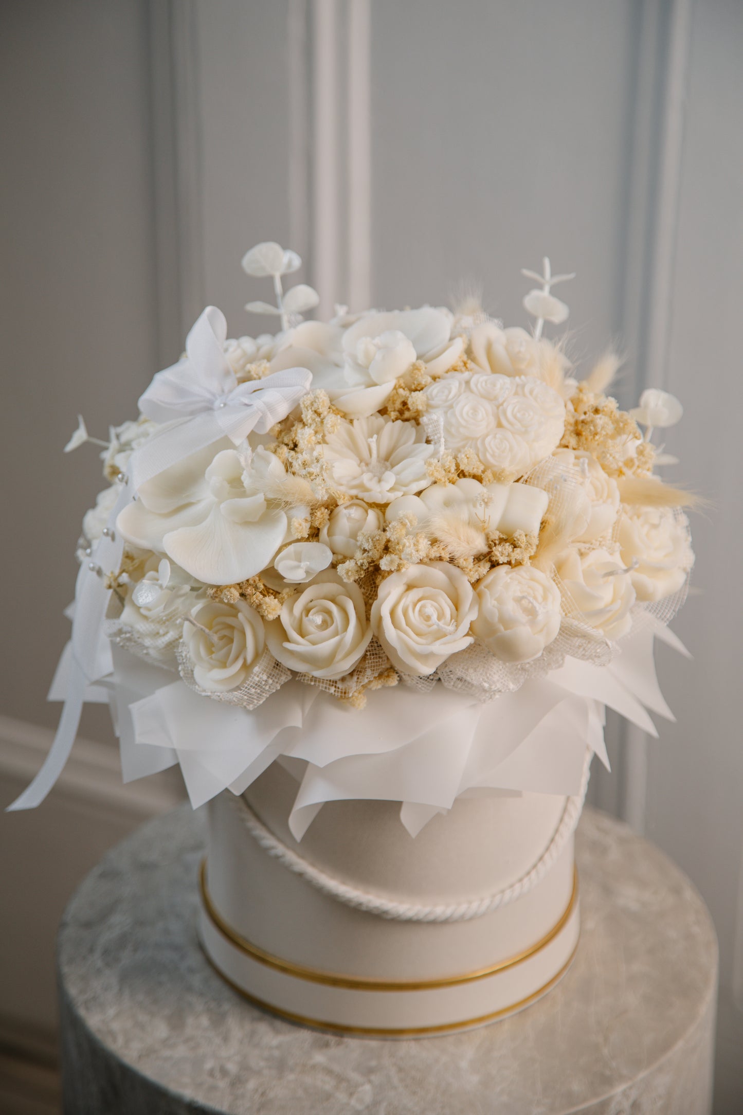 White Candle Bouquet