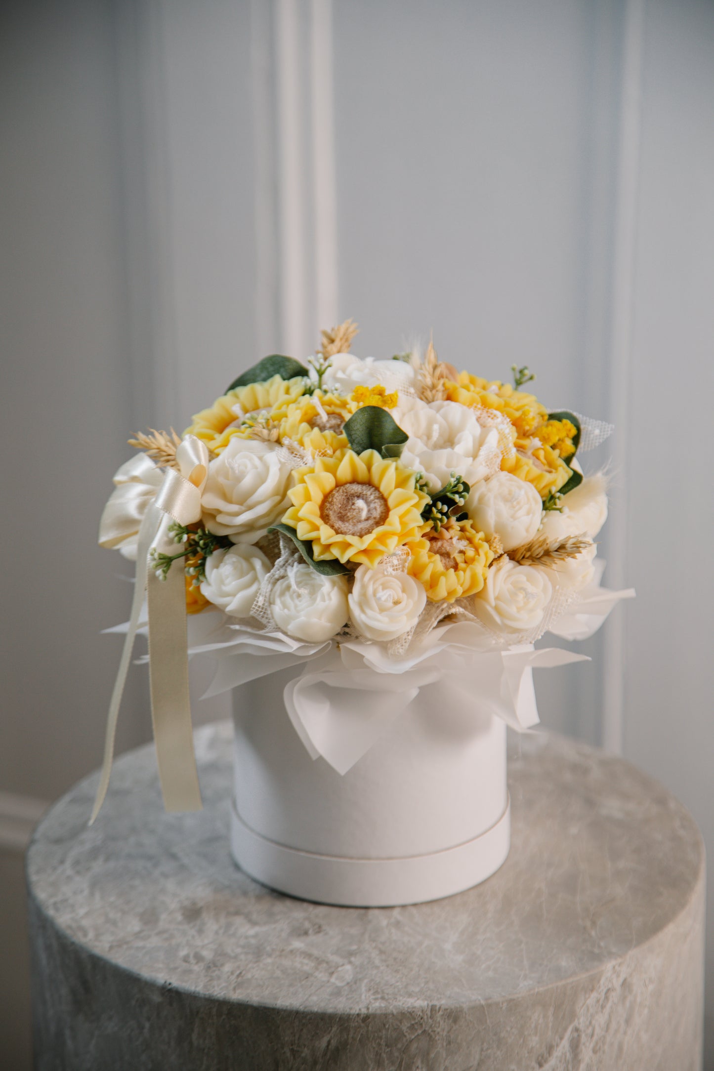Sunflower Candle Bouquet