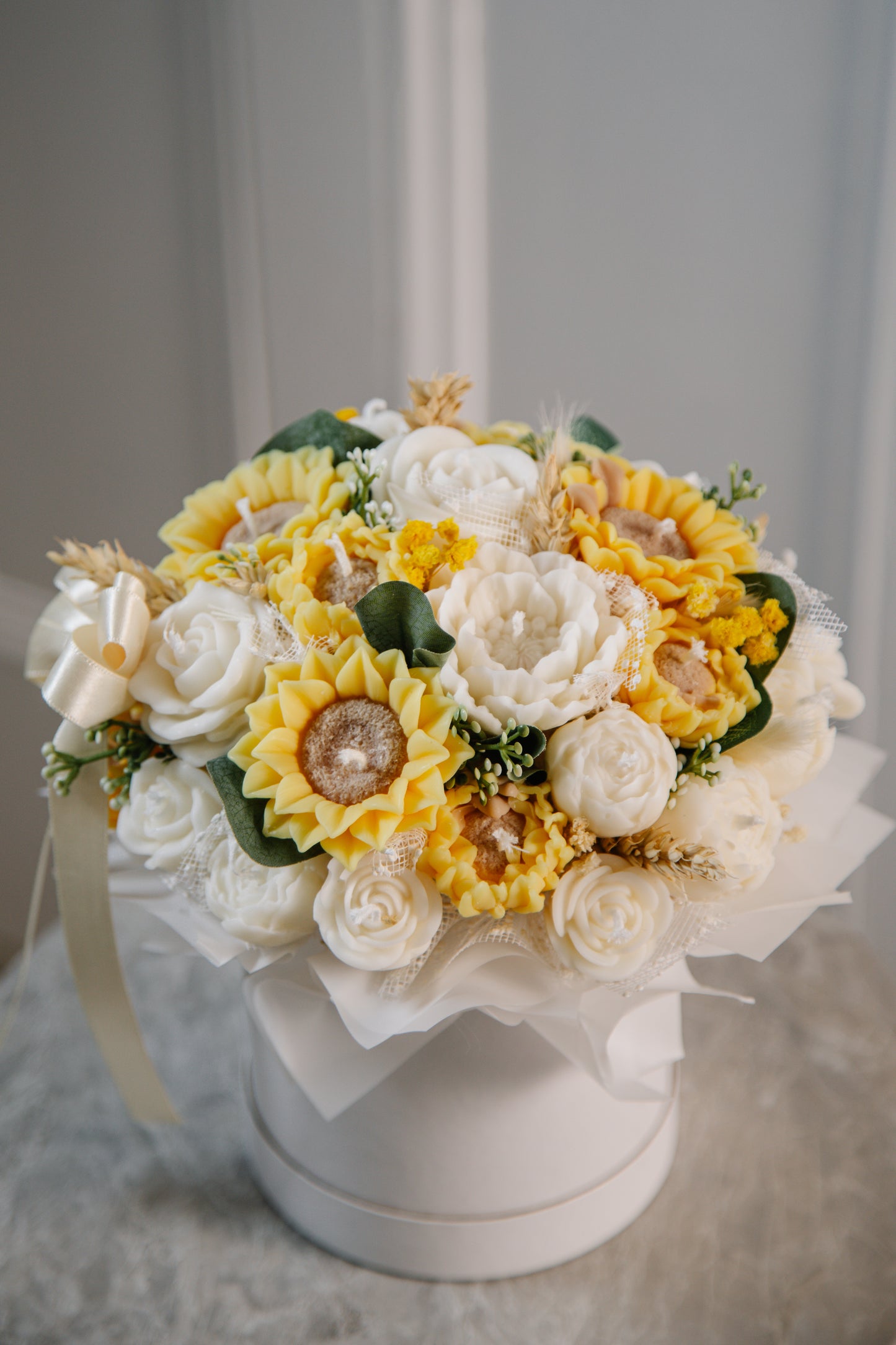 Sunflower Candle Bouquet