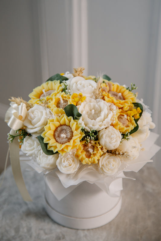 Sunflower Candle Bouquet