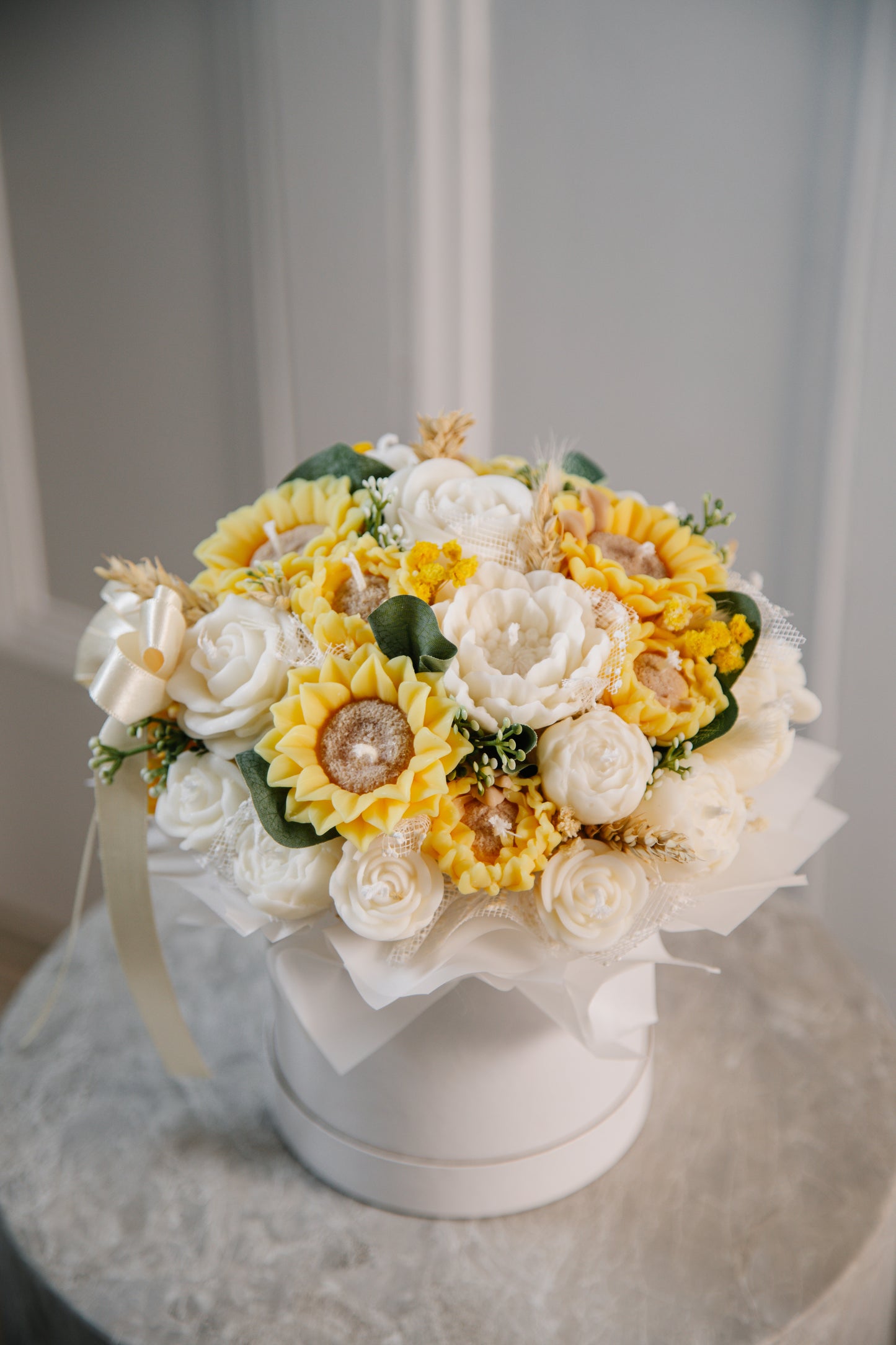 Sunflower Candle Bouquet
