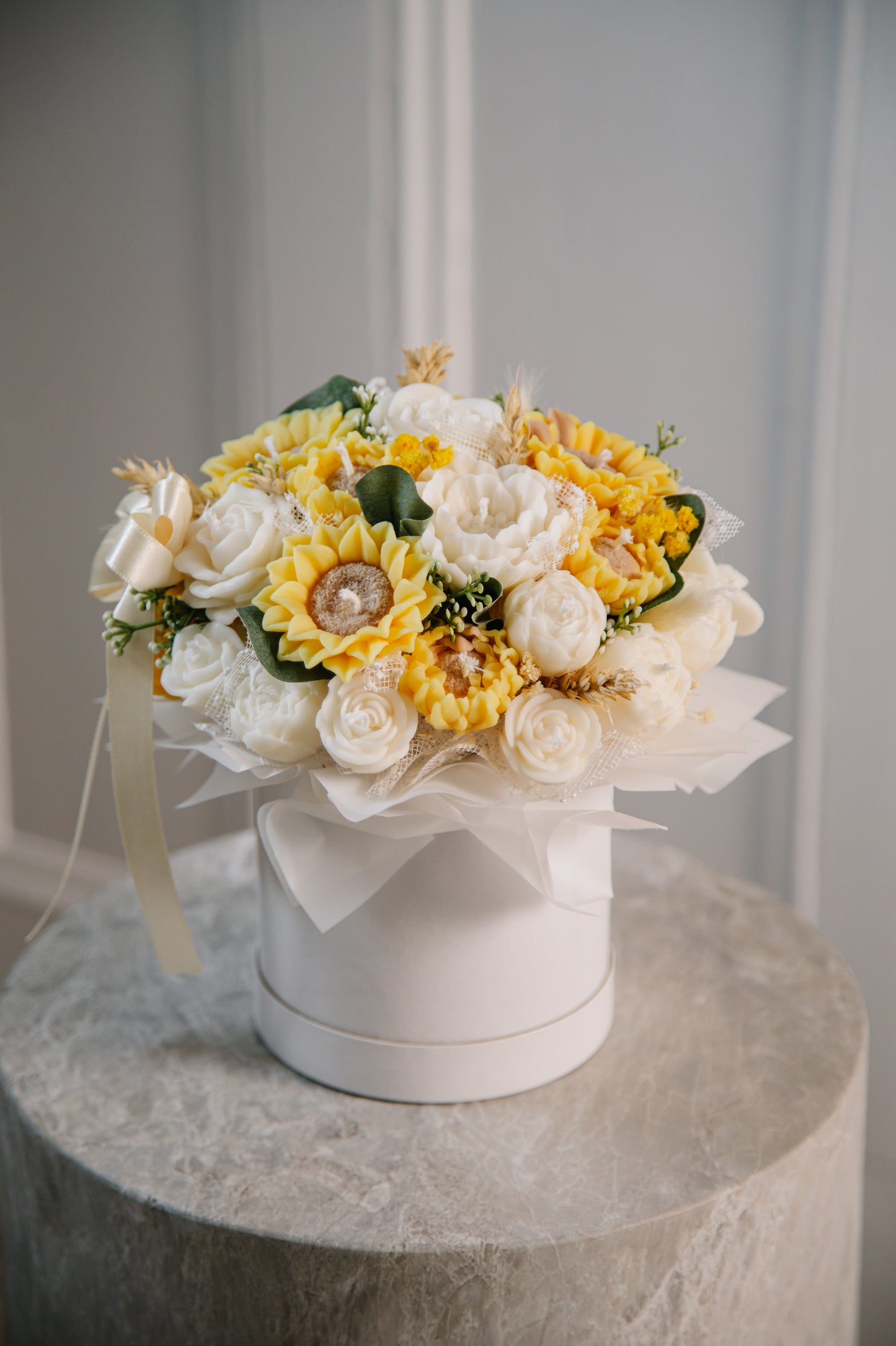 Sunflower Candle Bouquet