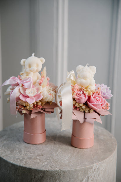 Teddy Bear Candle Bouquet