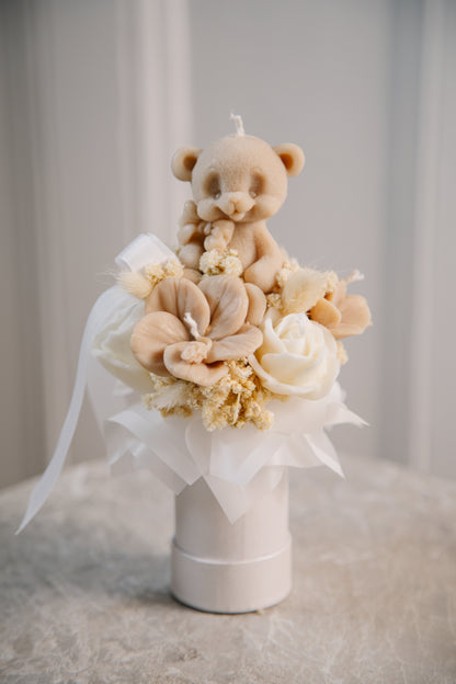 Teddy Bear Candle Bouquet