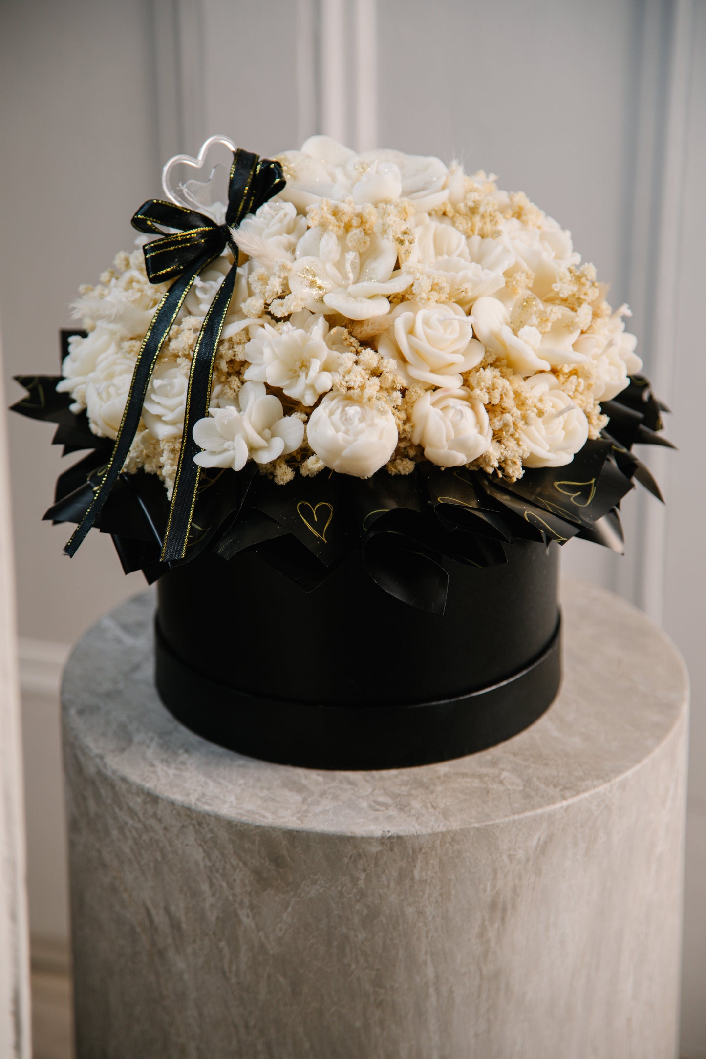 Black&White Candle Bouquet