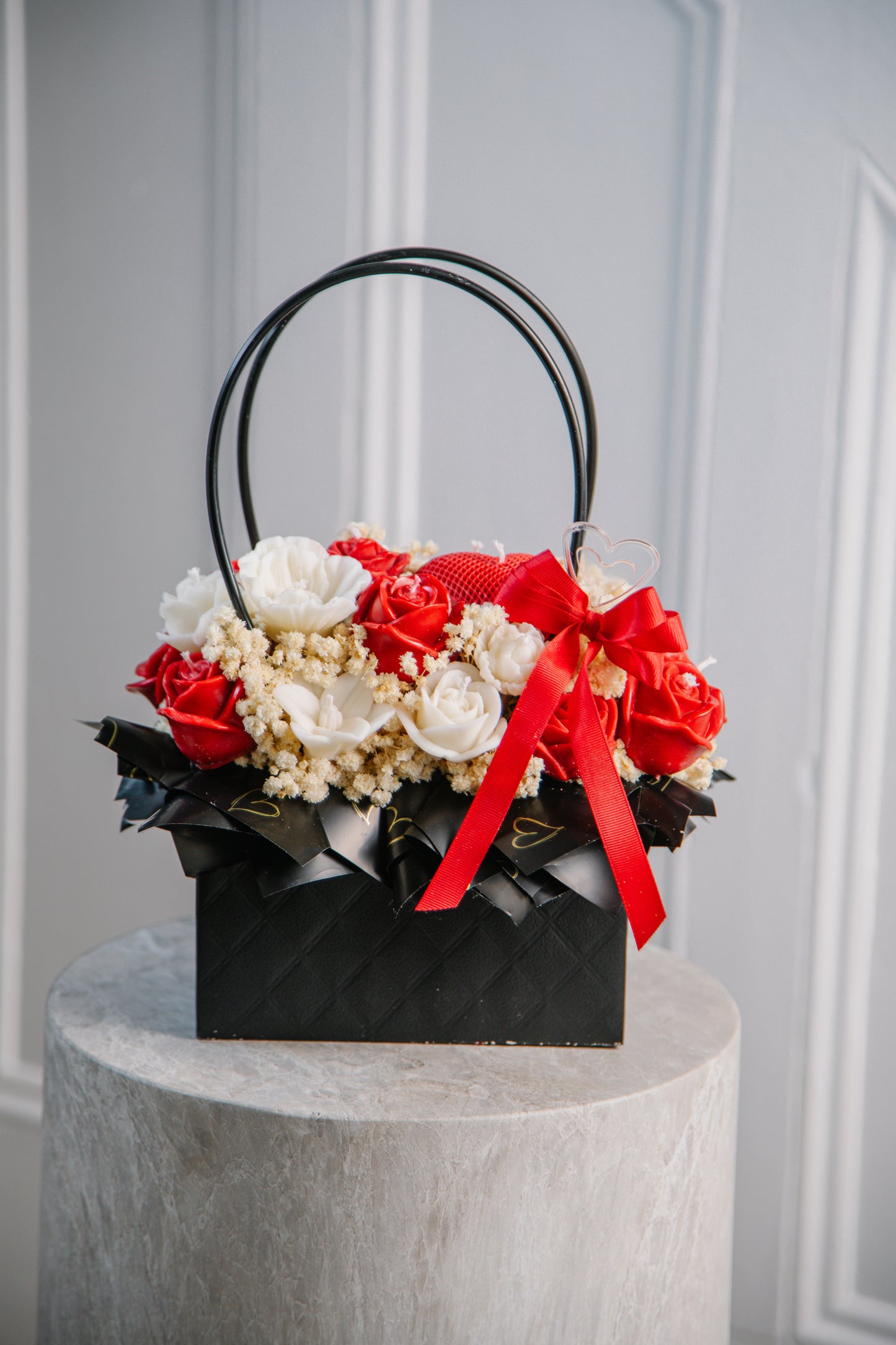 Red Romance Candle Bag