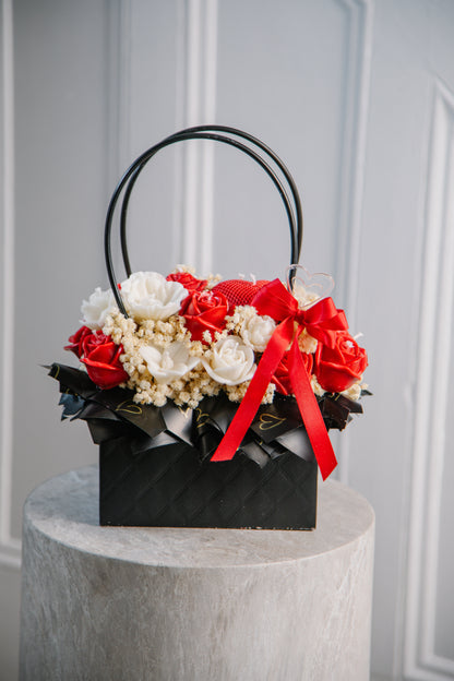 Red Romance Candle Bag