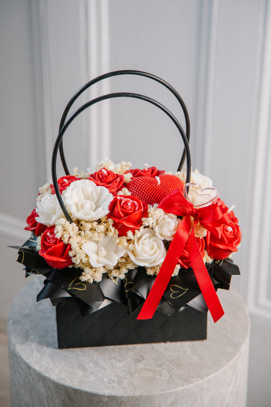 Red Romance Candle Bag