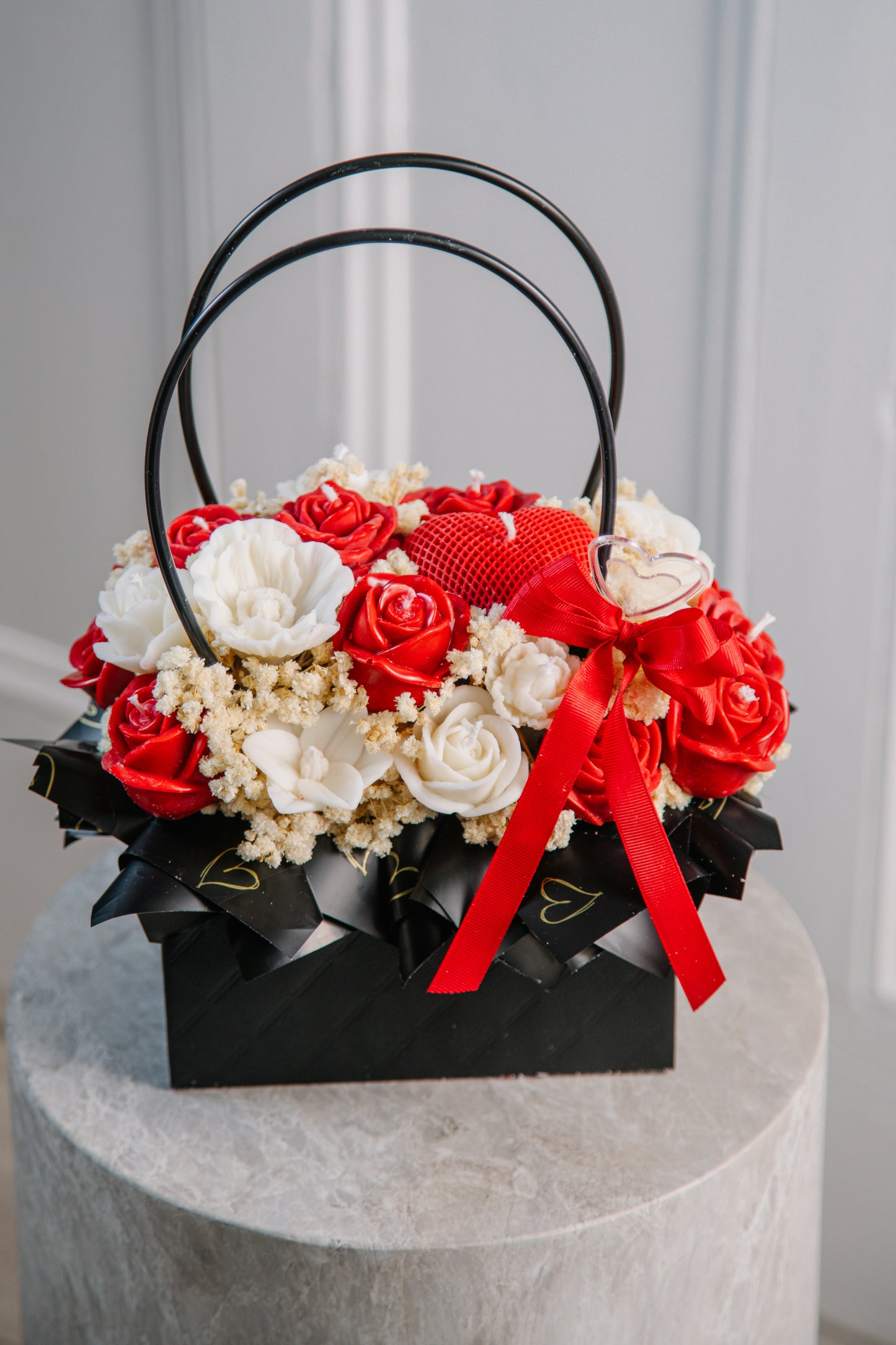 Red Romance Candle Bag