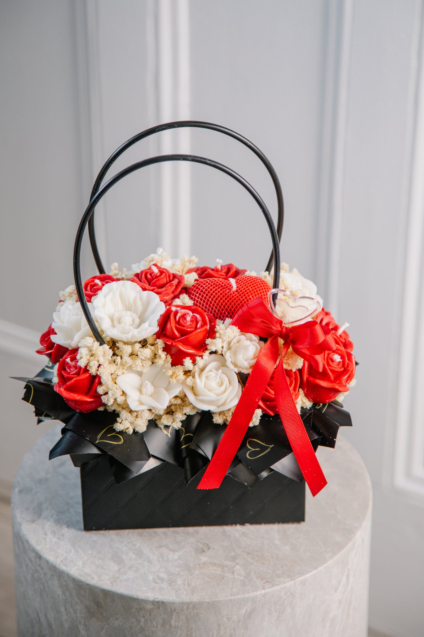 Red Romance Candle Bag