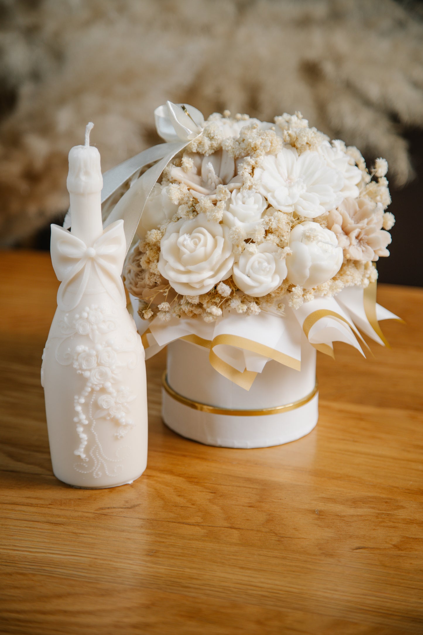 Champagne bottle Candle