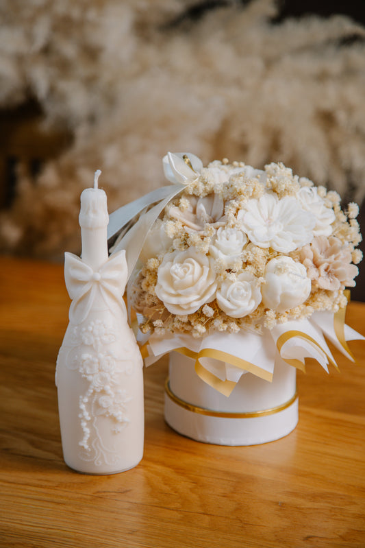 Champagne bottle Candle