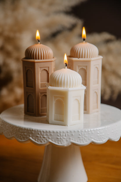 Ramadan Mubarak Pillar Candles