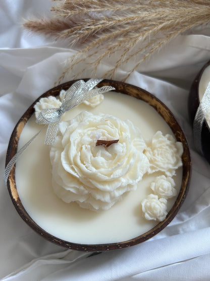 Coconut Shell Candle