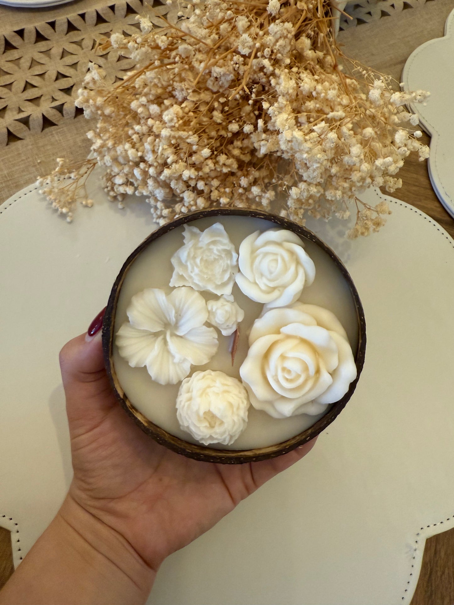 Coconut Shell Candle