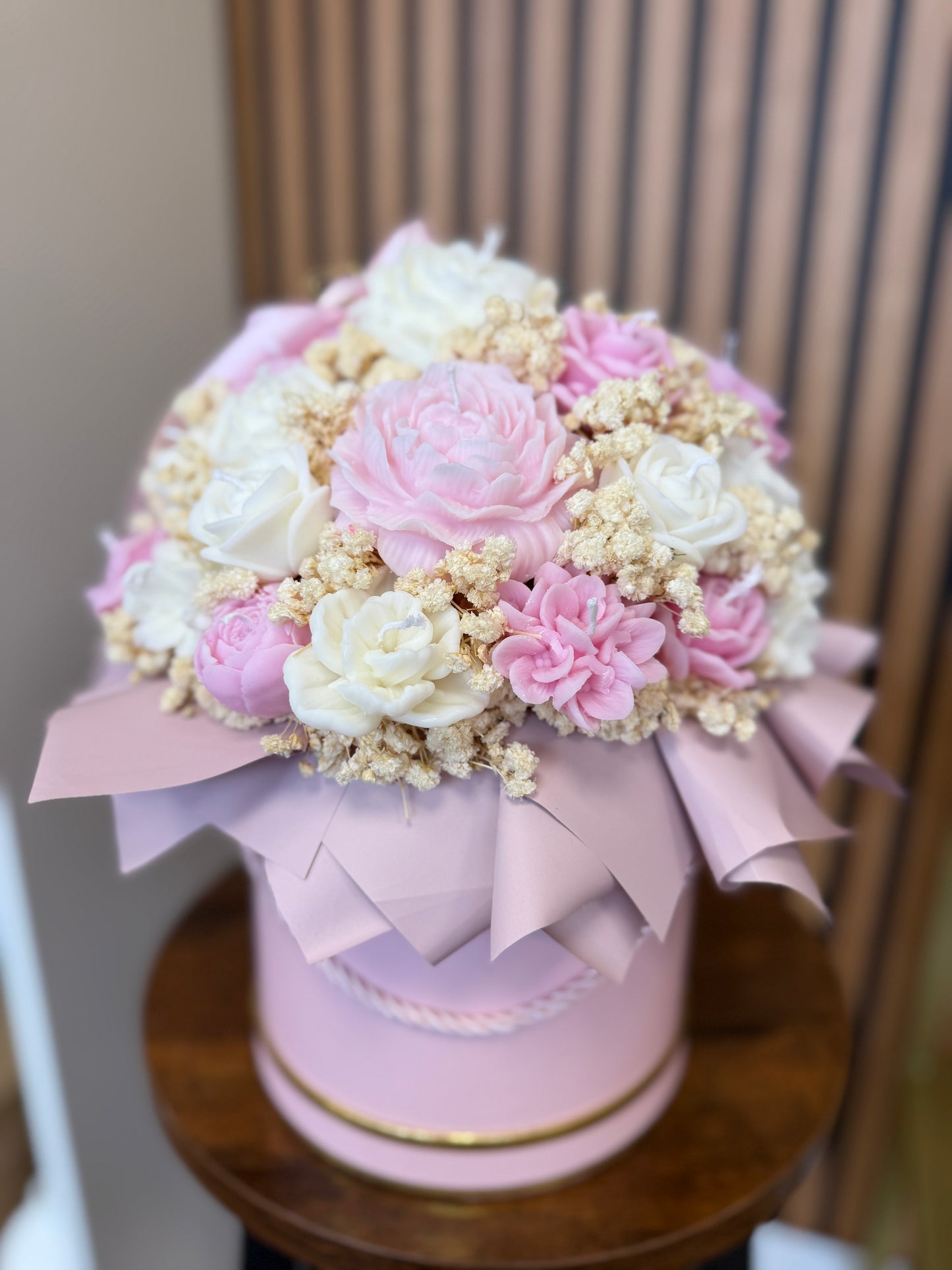 Peony Candle Bouquet