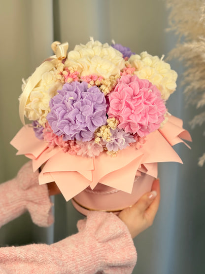 Hydrangea Candle Bouquet