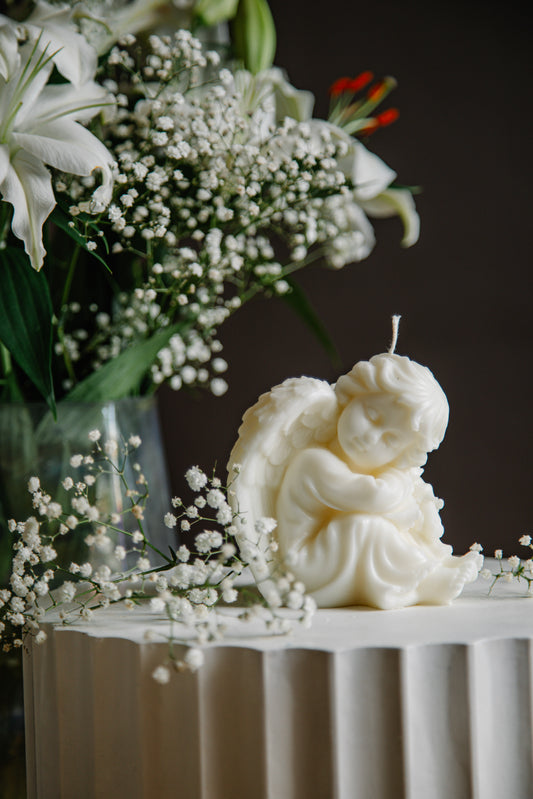 Cherub Angel Candle