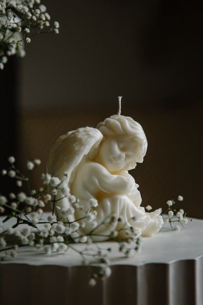 Cherub Angel Candle