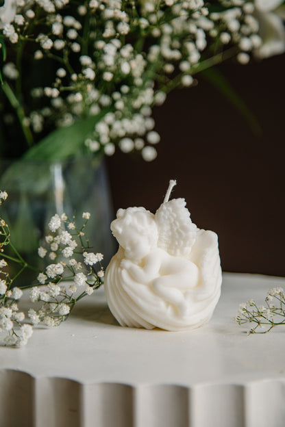 Small Cherub Candle