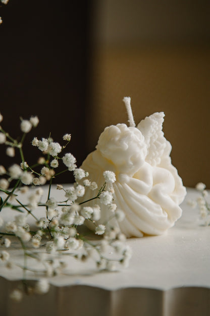 Small Cherub Candle
