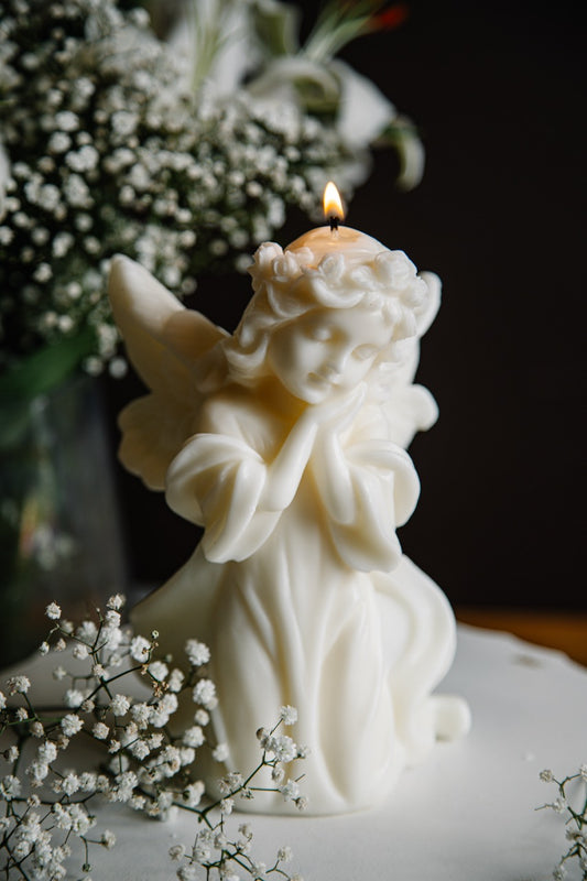 Extra Large Cherub Candle