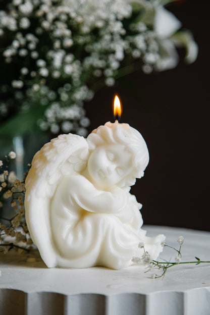 Cherub Angel Candle