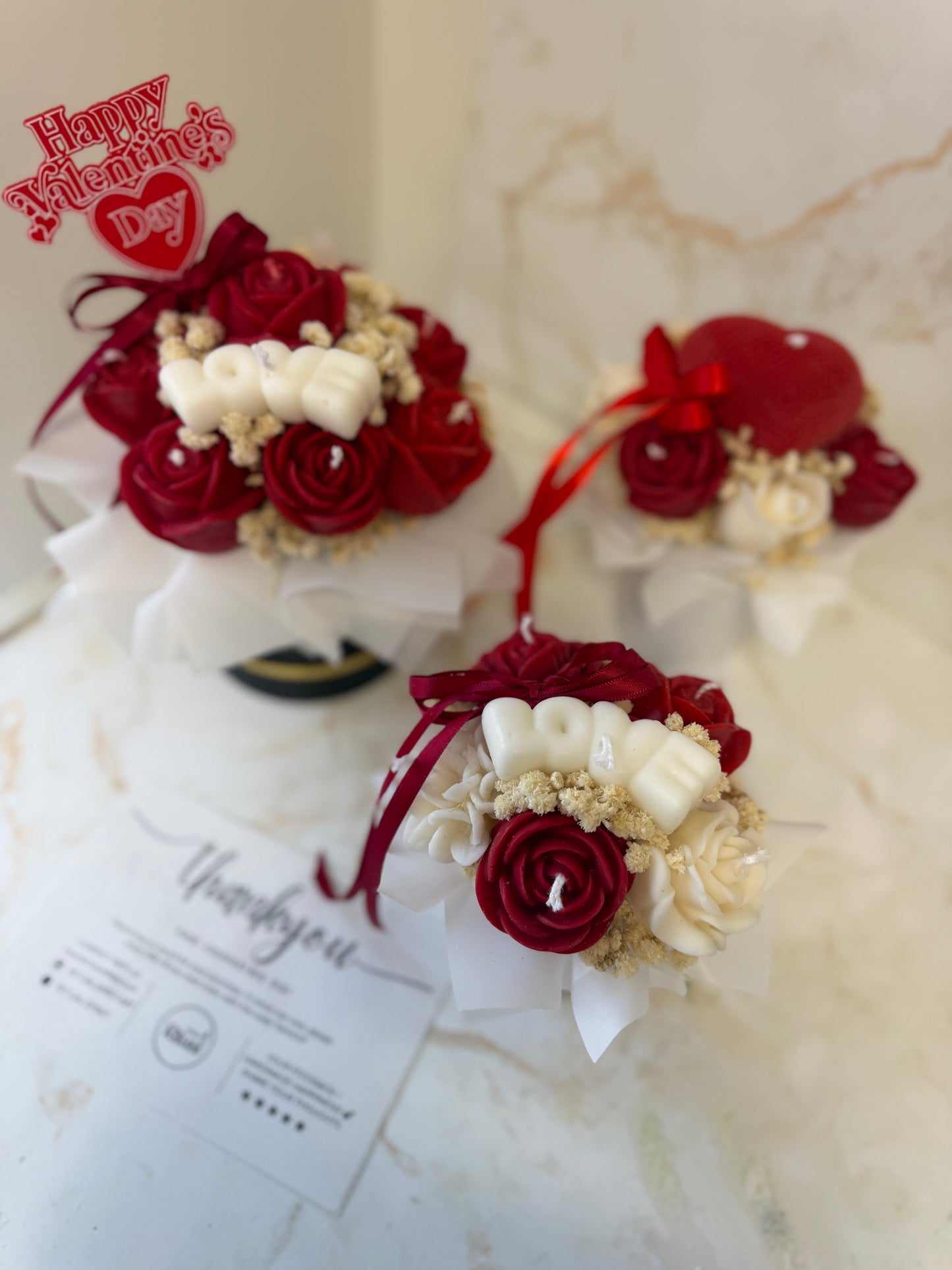 Romantic Candle Bouquet