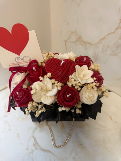 Red Romance Candle Bag