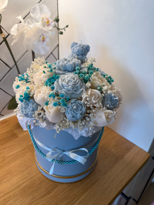 Blue Bouquet of candles