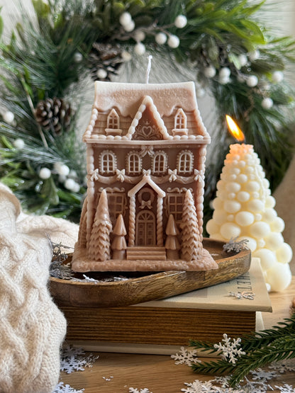 Gingerbread House Statement Candle