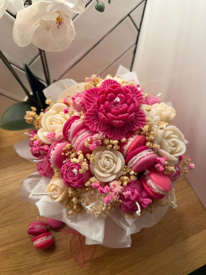 Macaron Bouquet of candles
