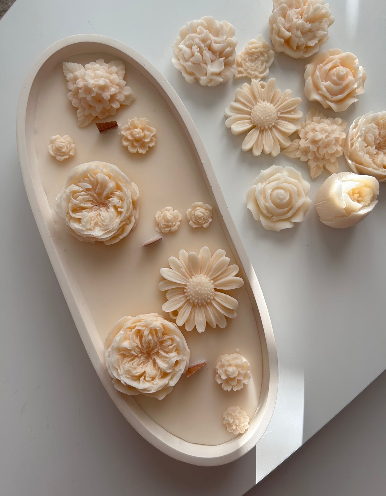 Flower Boat candle