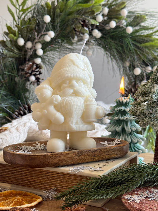 Nordic Santa Christmas Candle