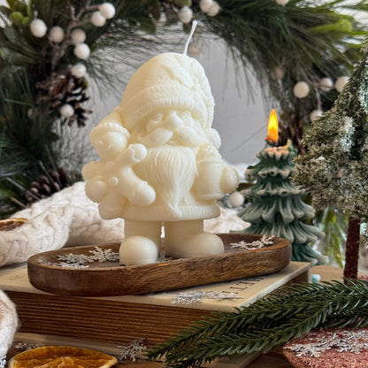 Nordic Santa Christmas Candle